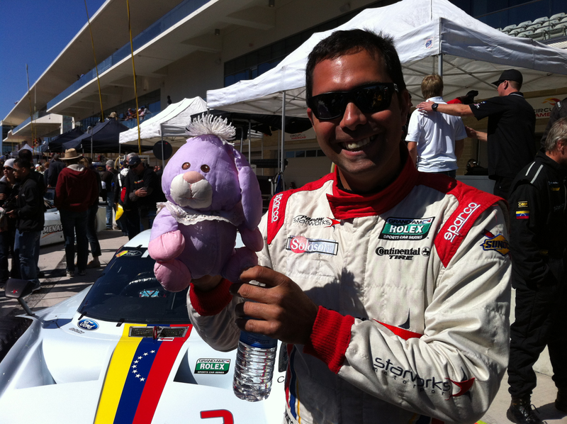 Illustration for article titled Racing Drivers With Easter Bunnies Are The Best Thing Ever